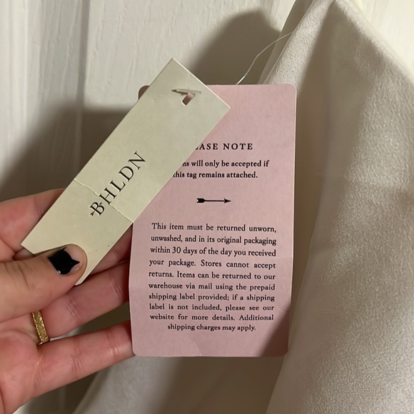 NWT BHLDN Kelli Strapless Midi dress, size 4 - Picture 3 of 4